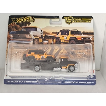 Hot Wheels 1:64 Toyota FJ Cruiser on Horizon Hauler